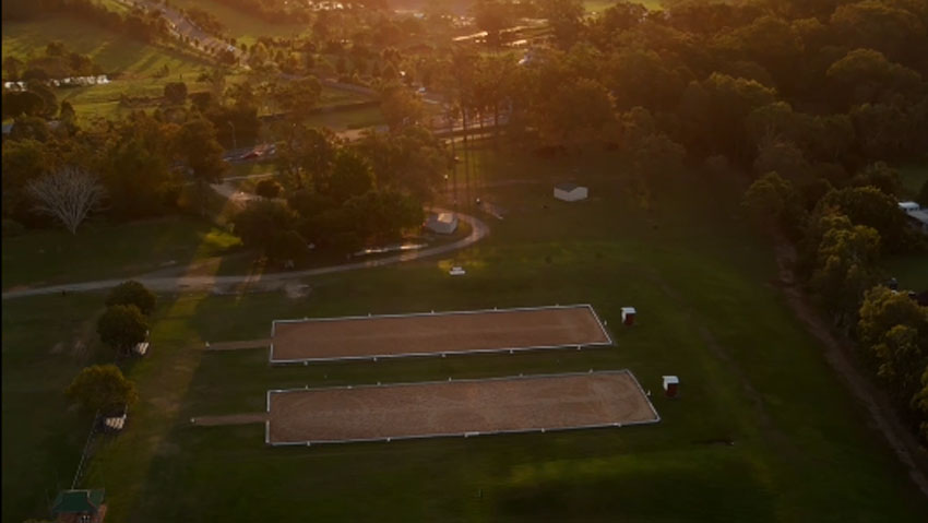 Outdoor sand arena